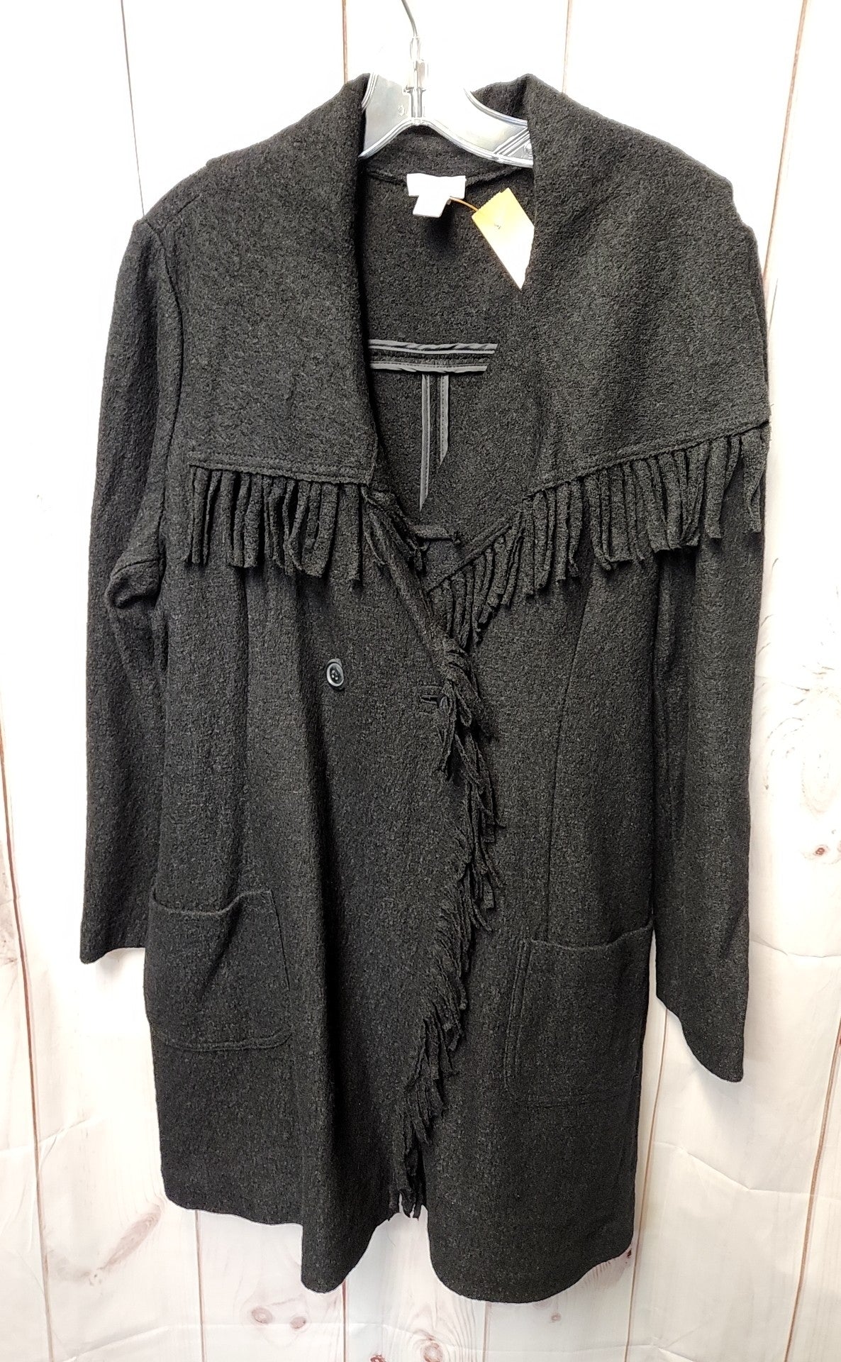 Chico's Women's Size 3 = US XL Black Cardigan