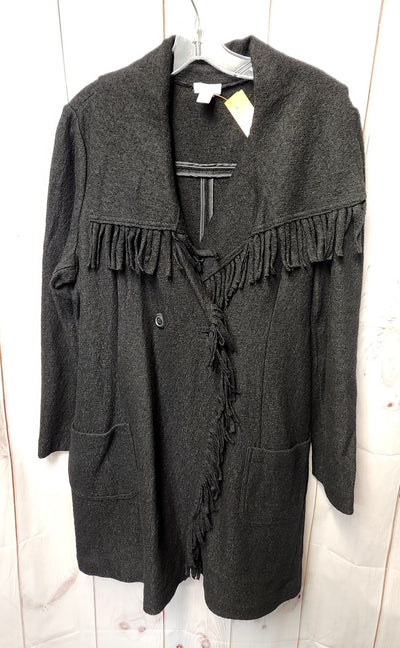 Chico's Women's Size 3 = US XL Black Cardigan