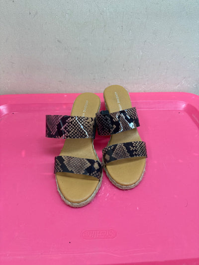 Adrienne Vittadini Women's Size 7 Brown Sandals