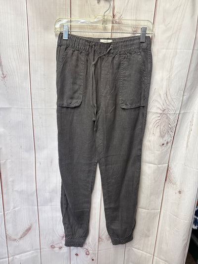 C&C California Women's Size S Gray Linen Pants