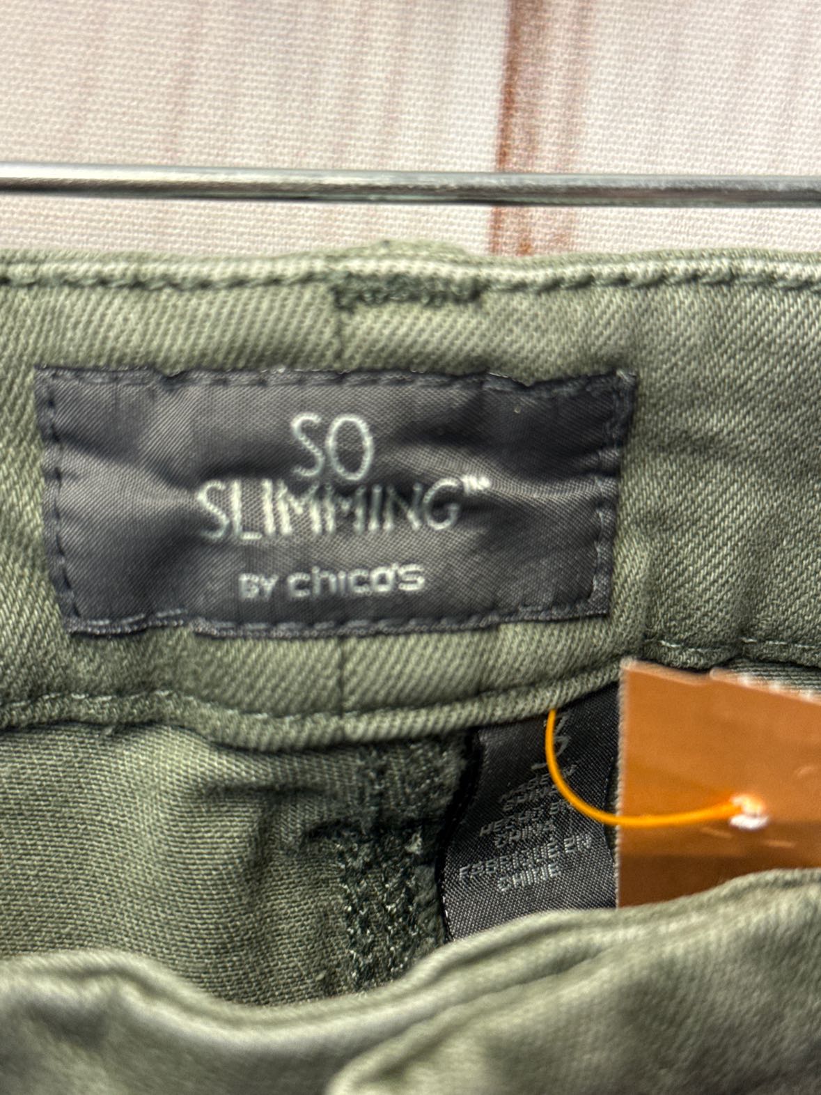 Chico's Women's Size 3 = US 16 Green Jeans