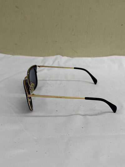 Celine CL 41402/s Black & Gold Sunglasses AS IS - small scratches
