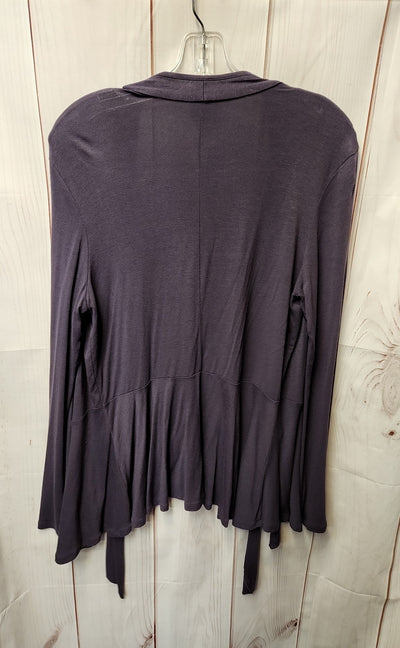 J Jill Women's Size S Purple Cardigan