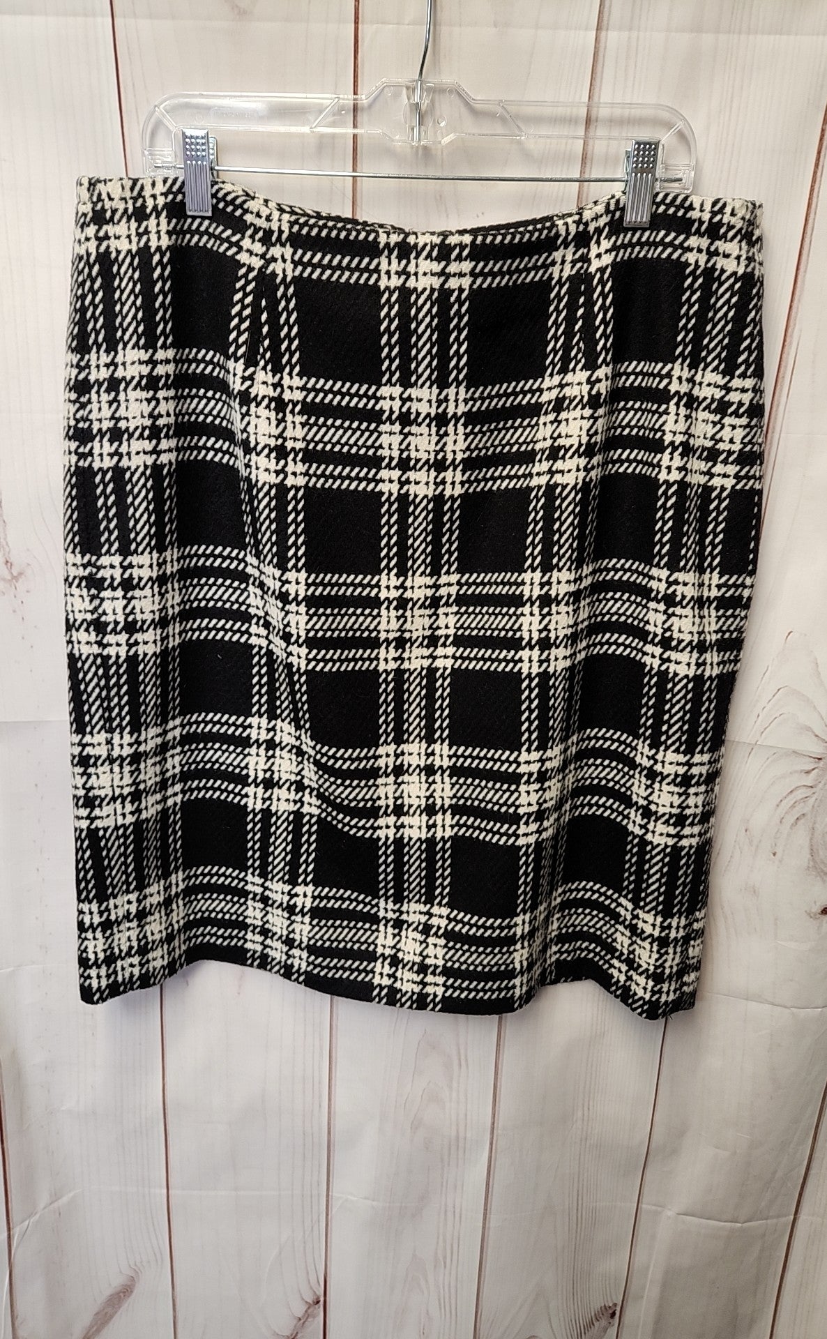 Talbots Women's Size 14 Black & White Skirt