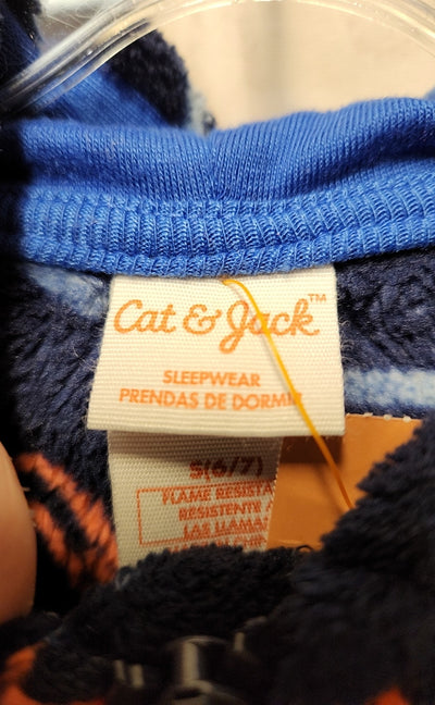 Cat & Jack Boy's Size 6/7 Navy Pajamas