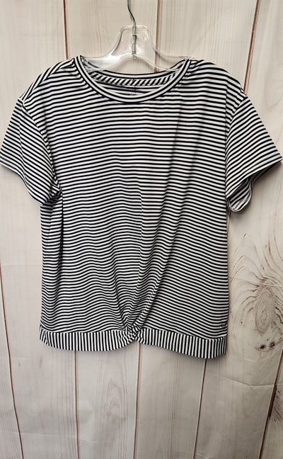 Vineyard Vines Girl's Size 14 White & Blue Shirt