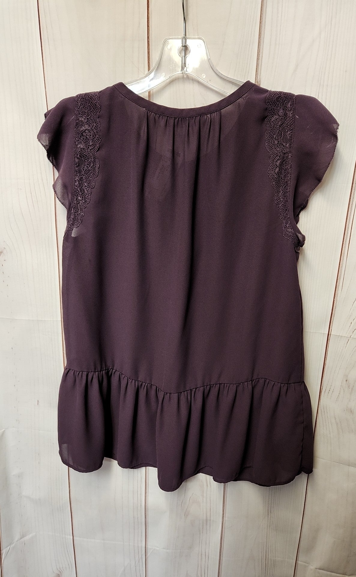 Loft Women's Size S Purple Short Sleeve Top