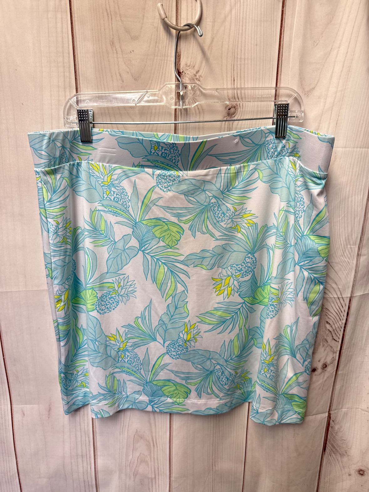 Stella Parker Women's Size XL White & Blue Skorts