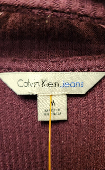Calvin Klein Women's Size M Purple Long Sleeve Top