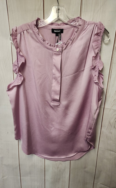 NWT DKNY Women's Size XL Pink Sleeveless Top