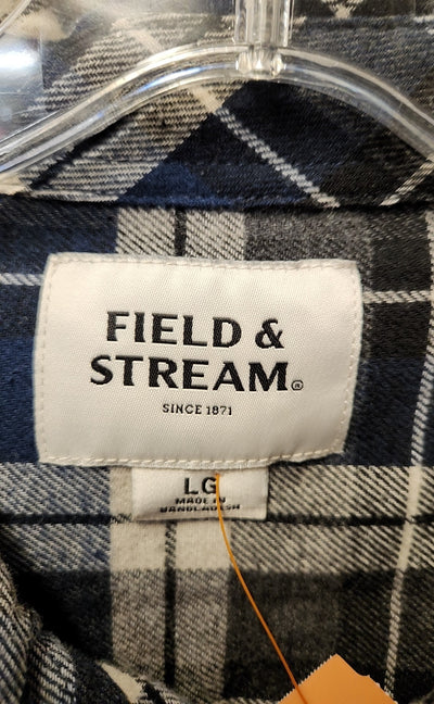 Field & Stream Men's Size L Navy Shirt