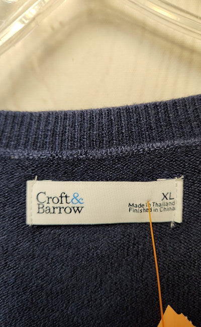 Croft & Barrow Women's Size XL Navy Sweater