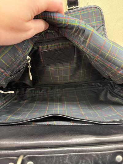 Volare Group Black Leather Briefcase