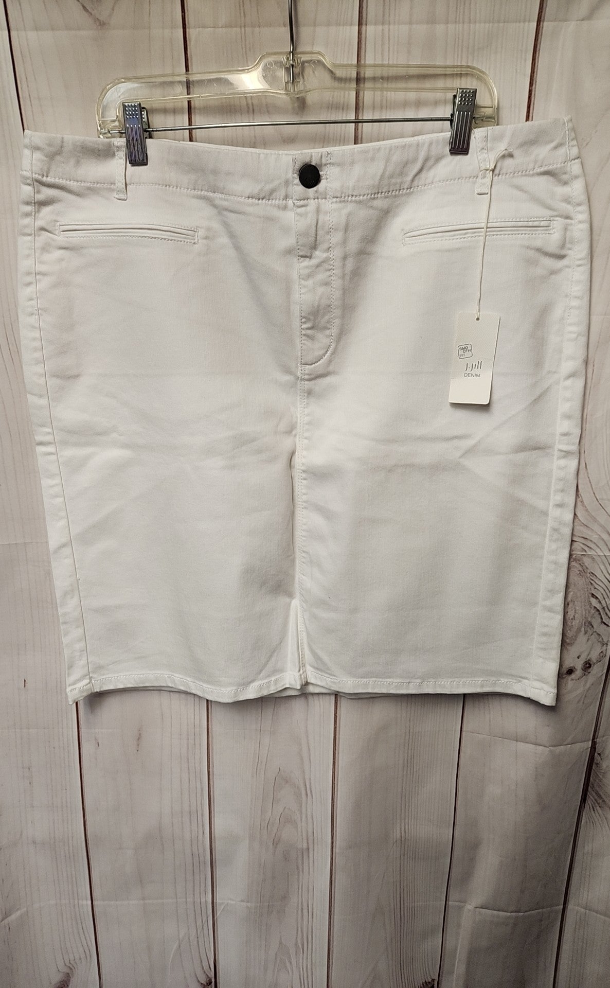 NWT J Jill Women's Size 18 White Skirt