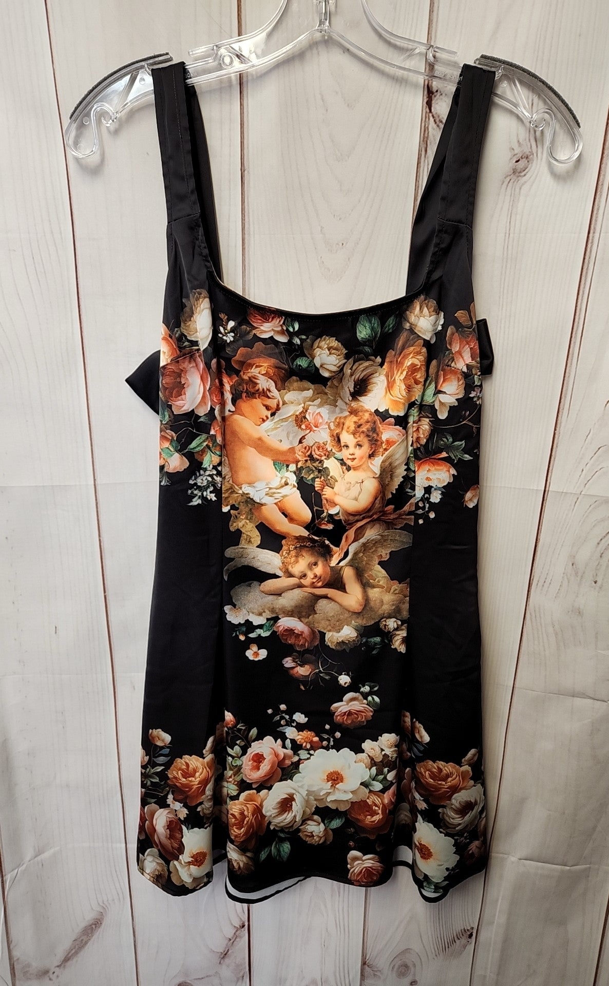 NWT Urban Outfitters Women's Size M Black Floral Dress