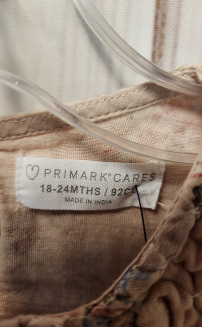 Primark Girl's Size 18-24 Months Peach Dress