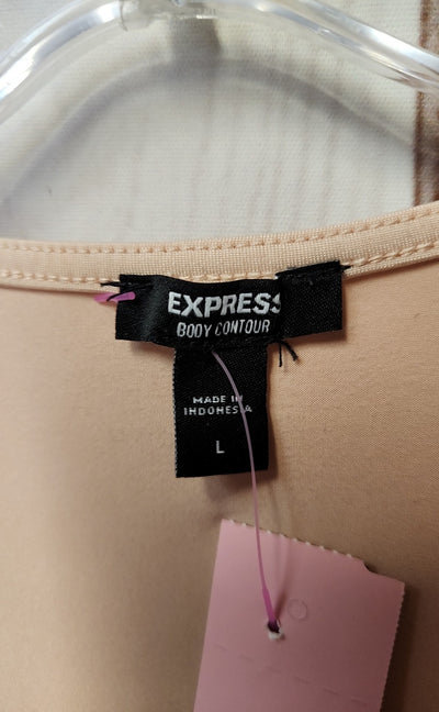 Express Women's Size L Peach Bodysuit