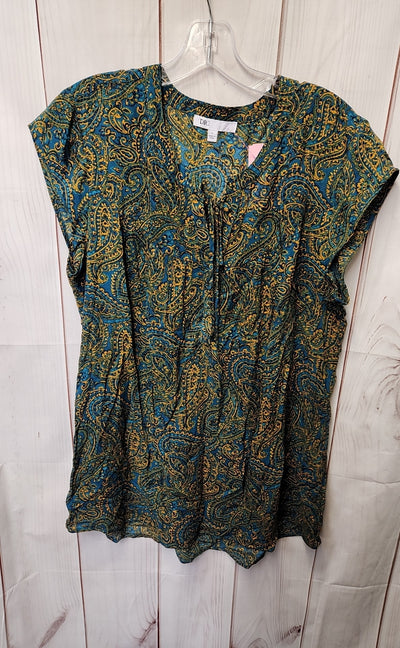Dr2 Women's Size L Green Sleeveless Top