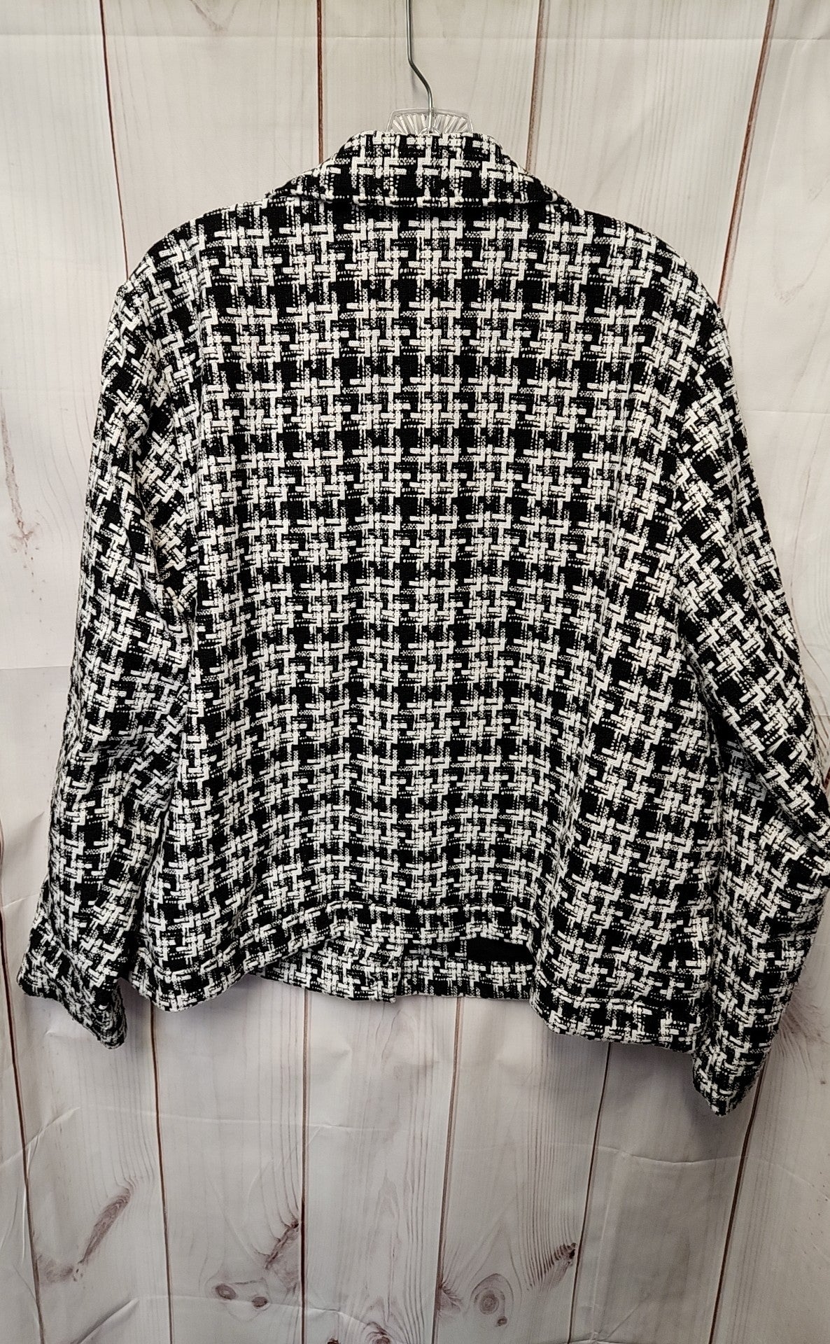 Nine West Women's Size 1X White & Black Jacket