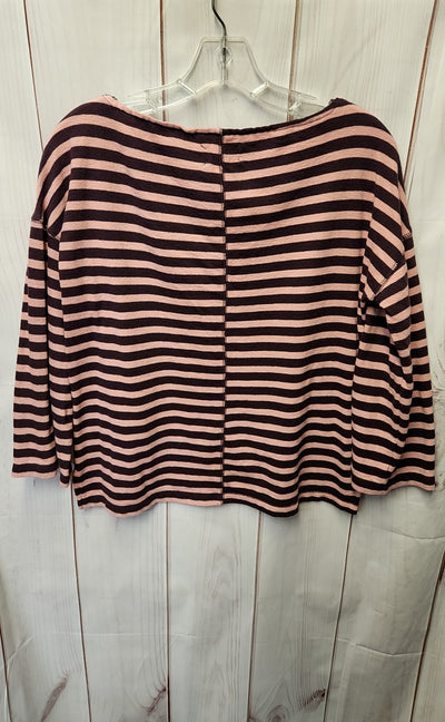 Lou & Grey Women's Size S Purple 3/4 Sleeve Top