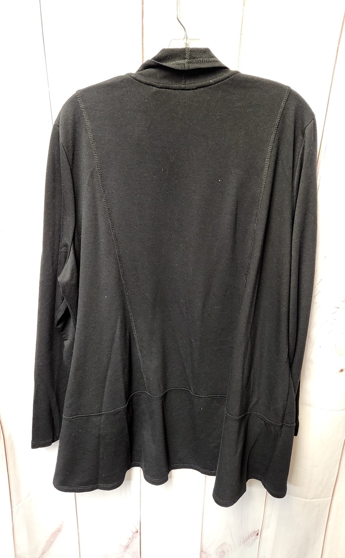 Logo Women's Size XL Black Cardigan