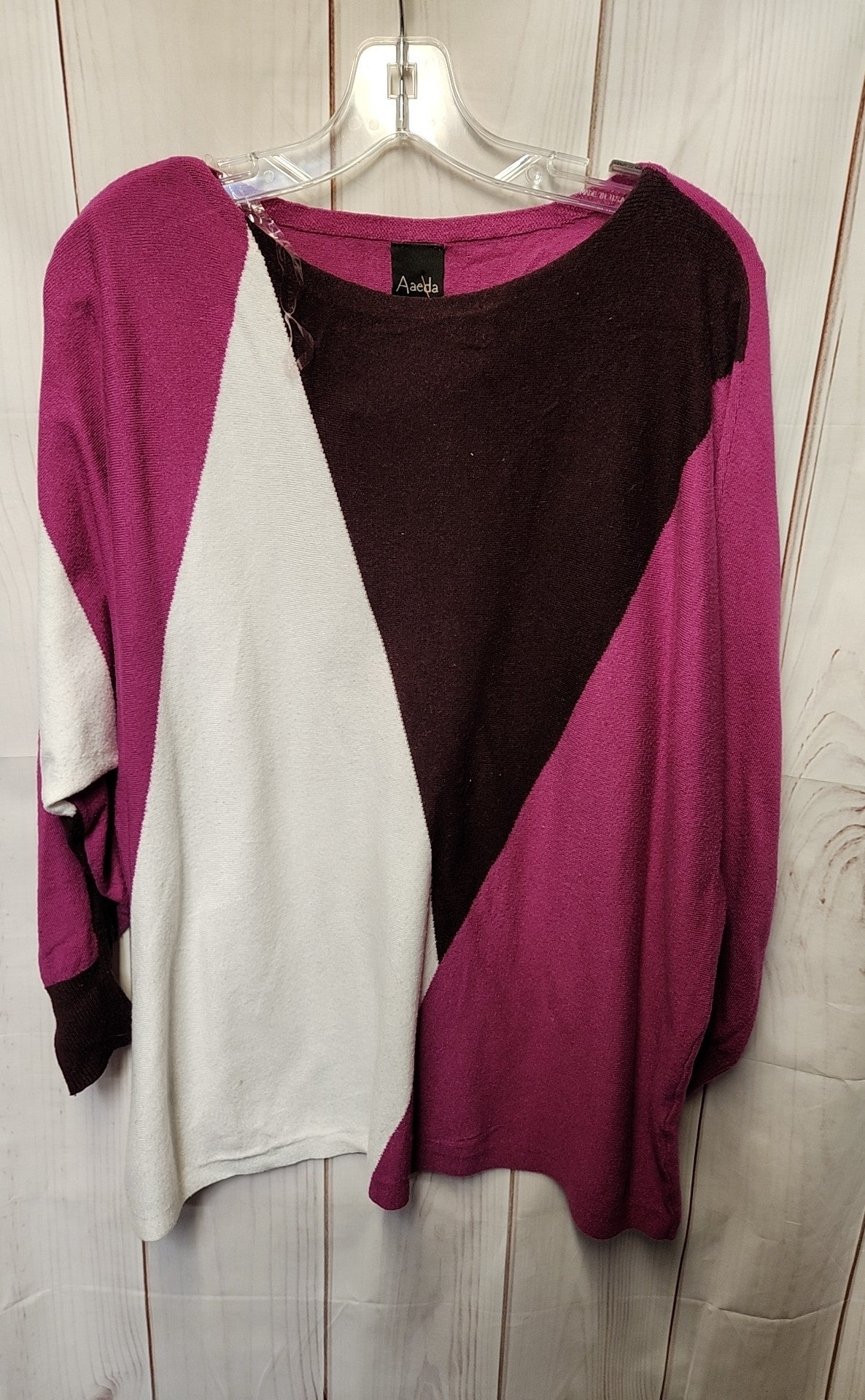 Aaeda Women's Size 1X Purple Sweater