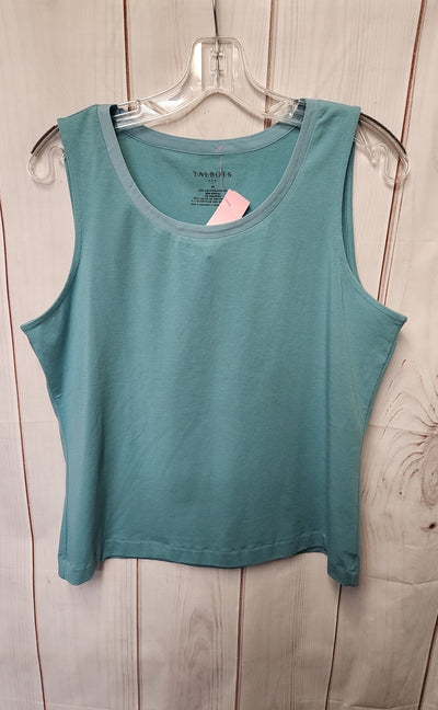 Talbots Women's Size M Blue Sleeveless Top