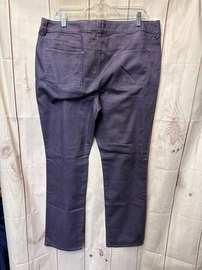 Chico's Women's Size 3 = US 16 Purple Pants