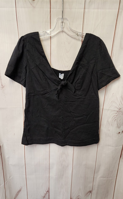 Old Navy Women's Size S Black Short Sleeve Top