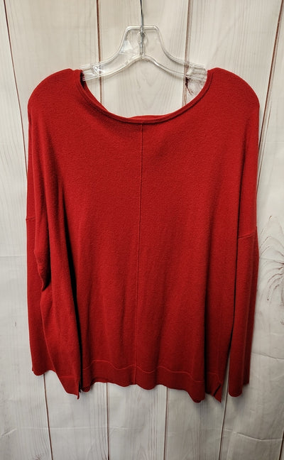 Chico's Women's Size 2 = US L Red Sweater