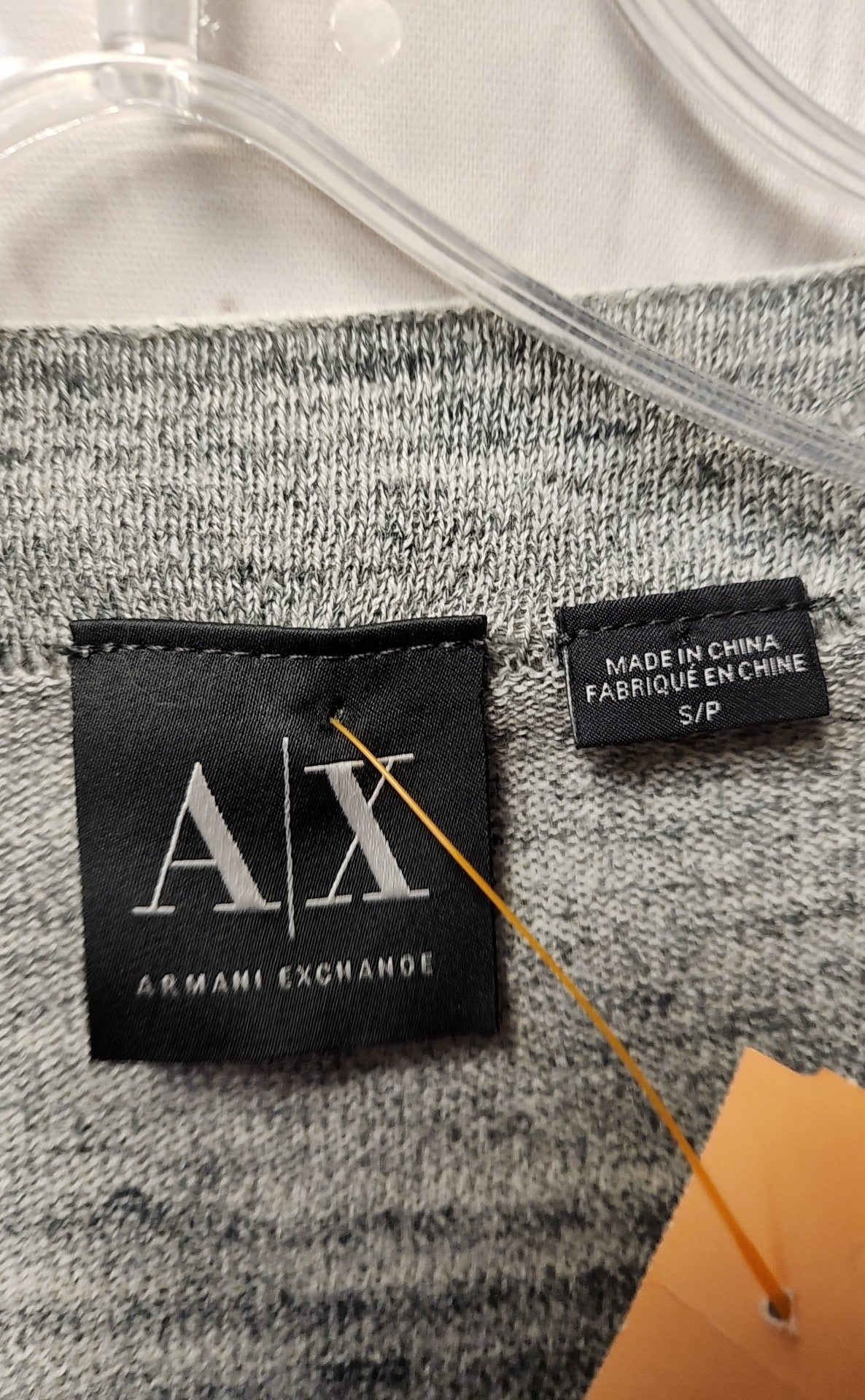Armani Exchange Men's Size S Gray Sweater