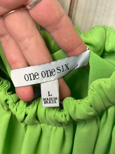One One Six Women's Size M Green Dress