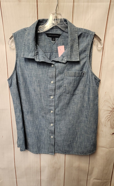 Tommy Hilfiger Women's Size L Blue Sleeveless Top