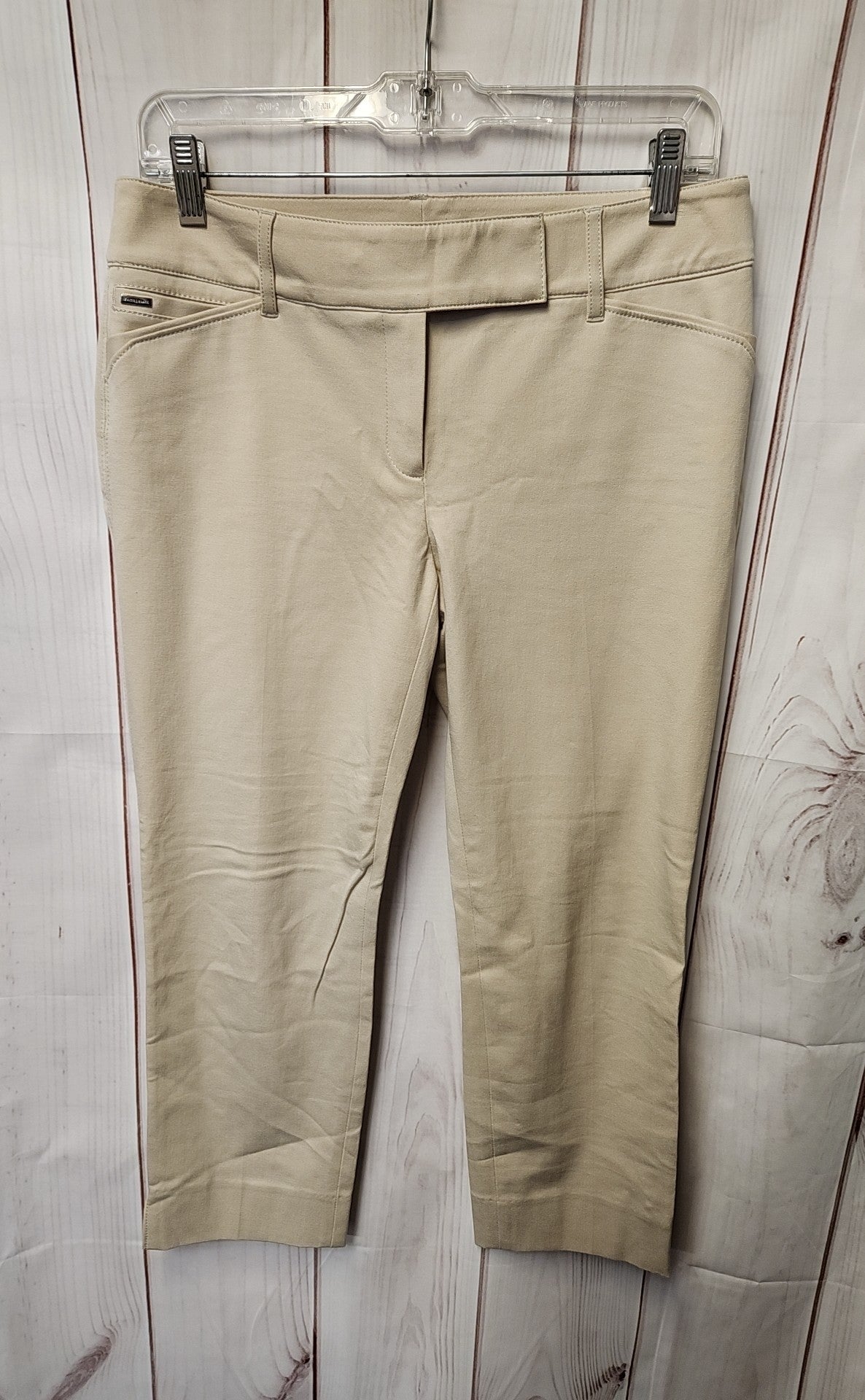 White House Black Market Women's Size 4 Beige Pants Crop Leg