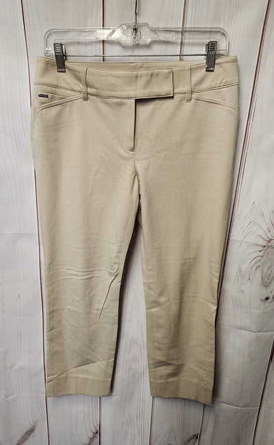 White House Black Market Women's Size 4 Beige Pants Crop Leg