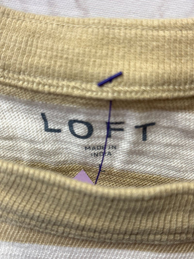 Loft Women's Size L Beige Sleeveless Top