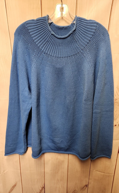 J Crew Women's Size XXL Blue Sweater