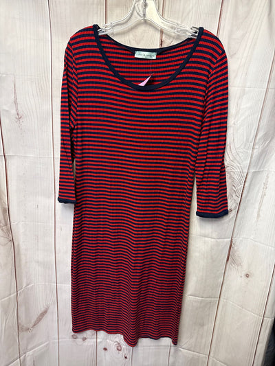 Chris & Carol Women's Size M Red & Blue Dress