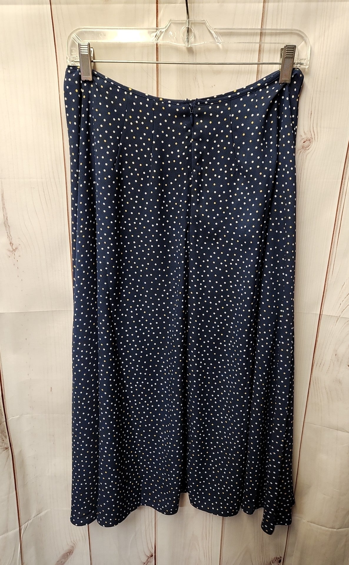 Talbots Women's Size 4 Navy Polka Dot Skirt