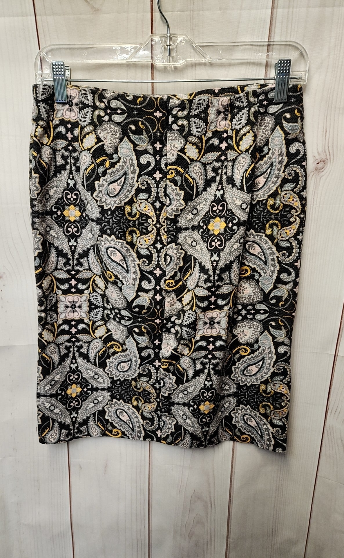 Loft Women's Size 4 Black & Pink Skirt