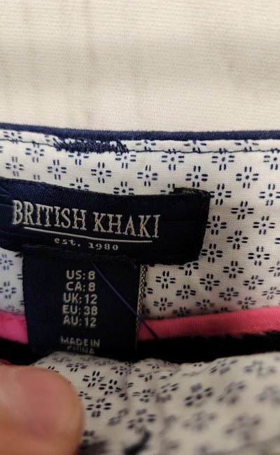 British Khaki Women's Size 8 Navy Shorts
