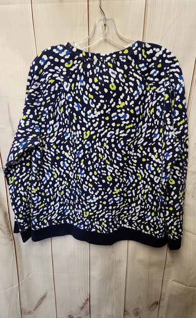 Talbots Women's Size XL Blue Sweatshirt