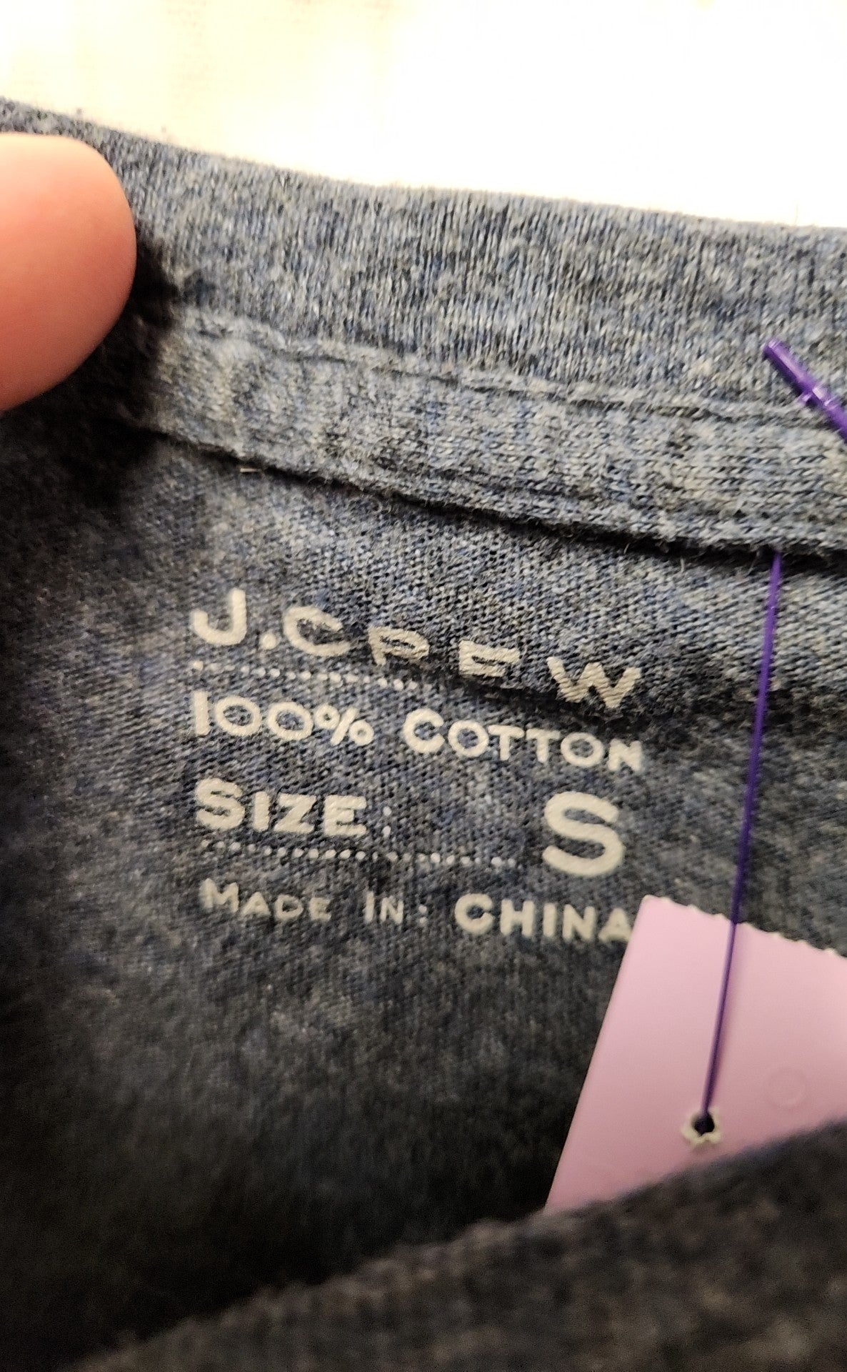 J Crew Men's Size S Navy Shirt