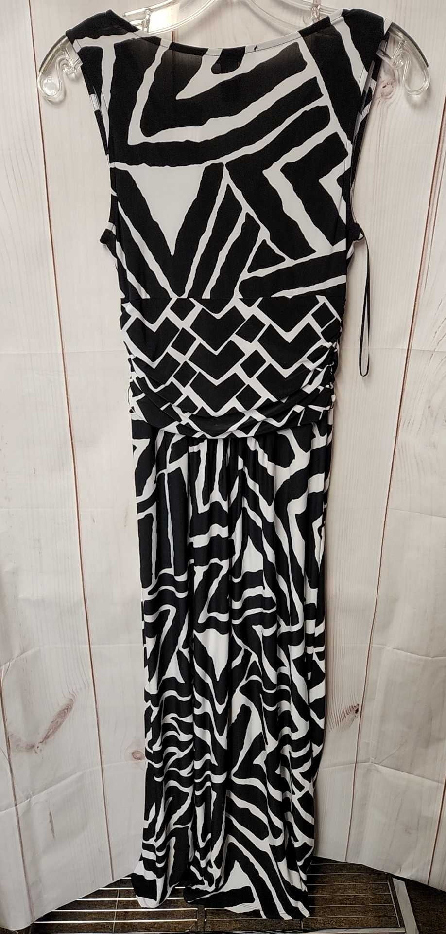 INC Women's Size S Black & White Dress