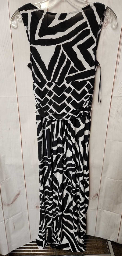 INC Women's Size S Black & White Dress