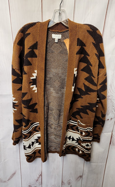 Lucky Brand Women's Size M Brown Cardigan