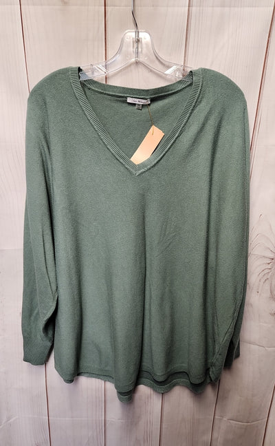 Vila Milano Women's Size 2X Green Sweater