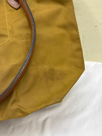 Longchamp  Le Pliage Brown Tote Bag AS IS - marks on outside & inside of bag