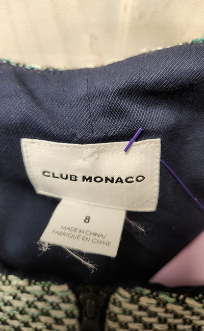 Club Monaco Women's Size 8 Blue & Green Jacket