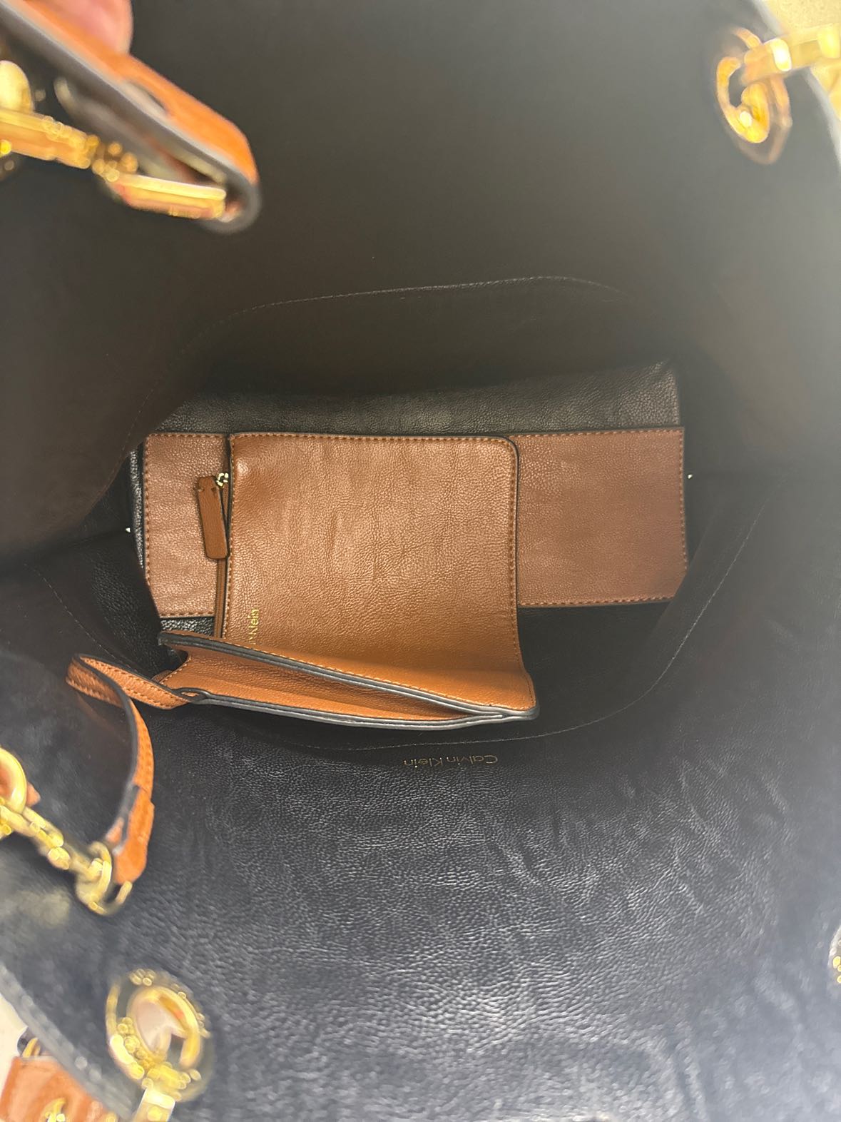 Calvin Klein Brown Purse Bag